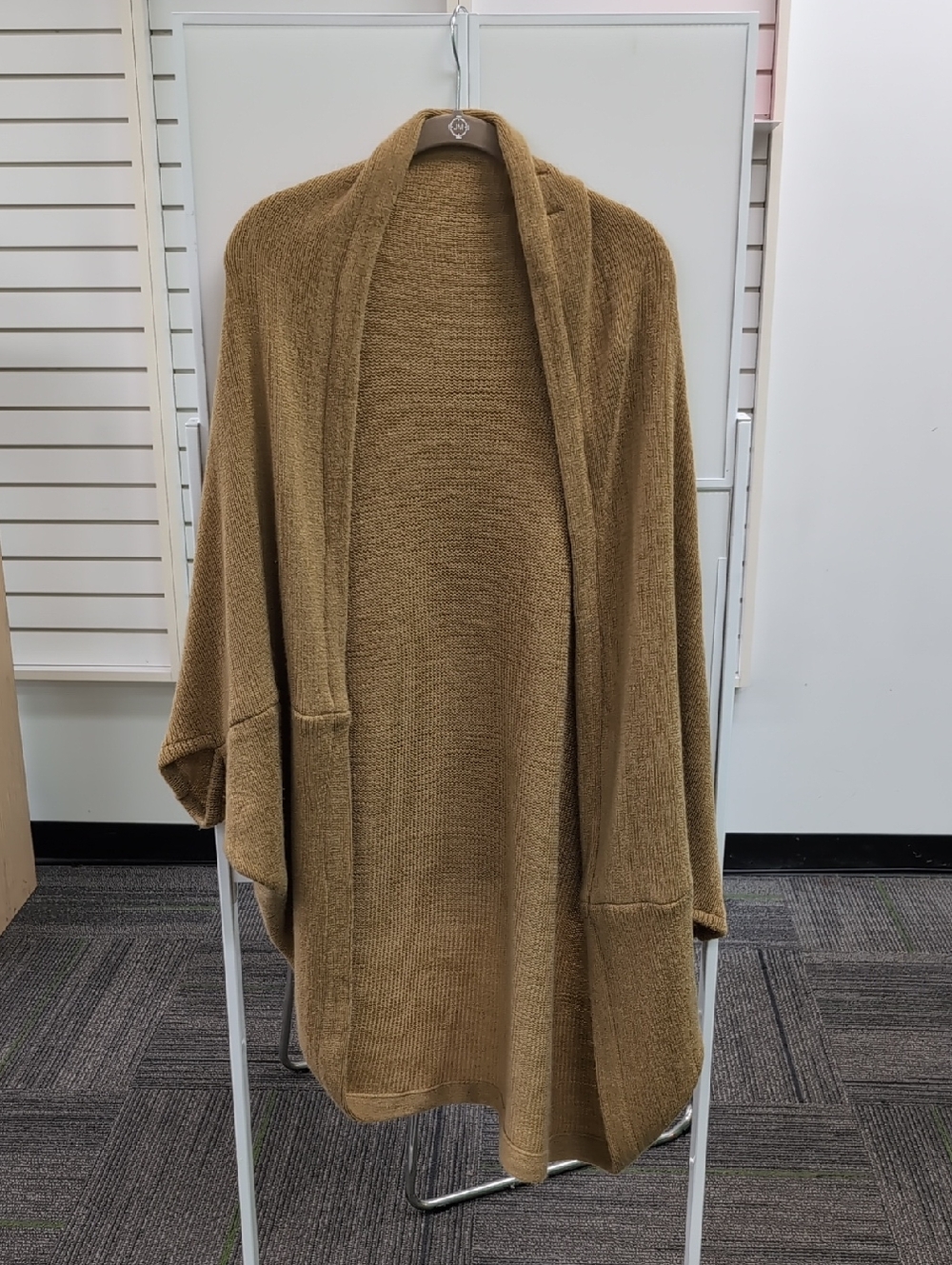 Cozy Open-Front Women’s Cardigan Shawl - Camel